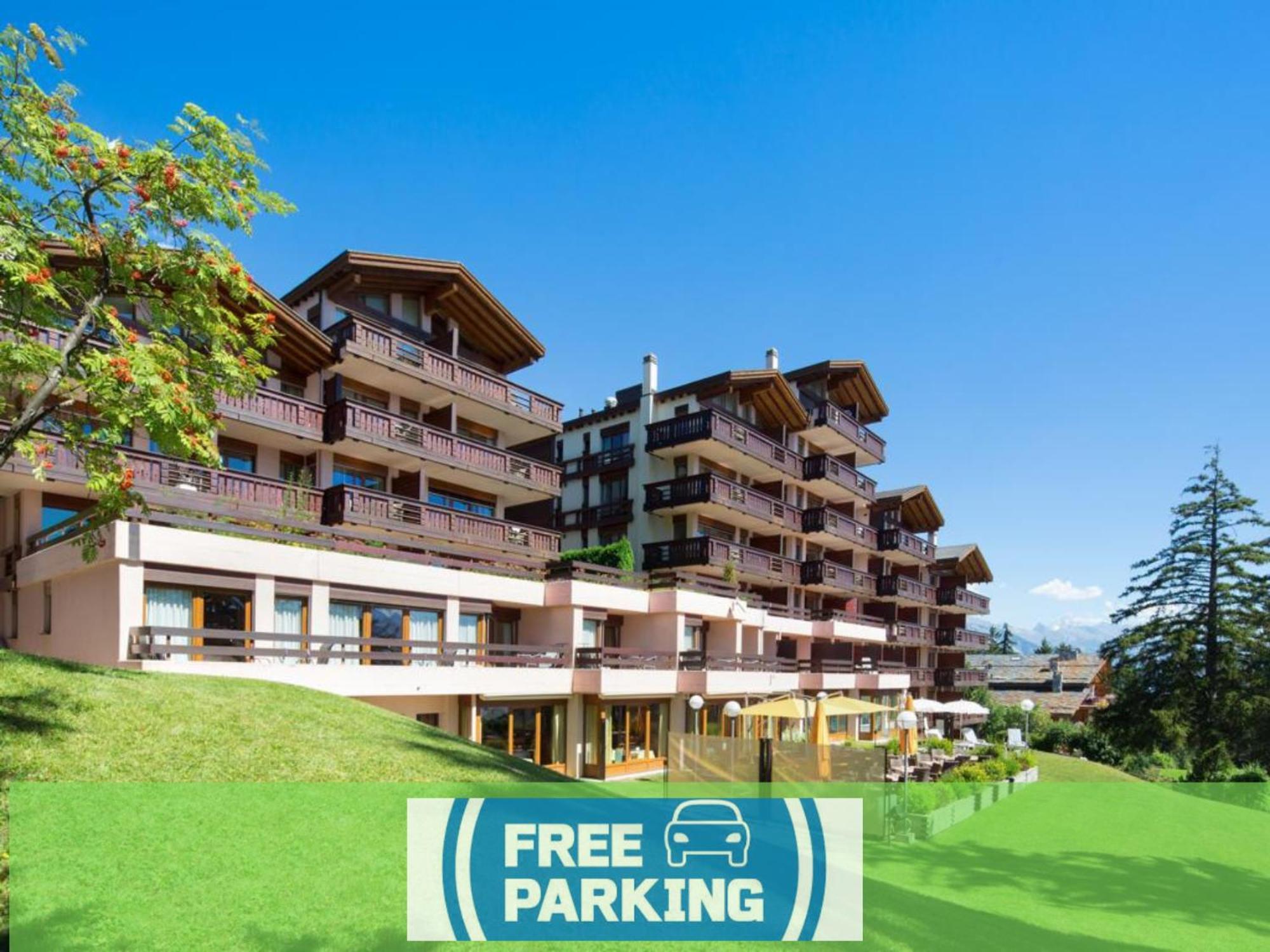 Aparthotel Helvetia Crans-Montana Buitenkant foto