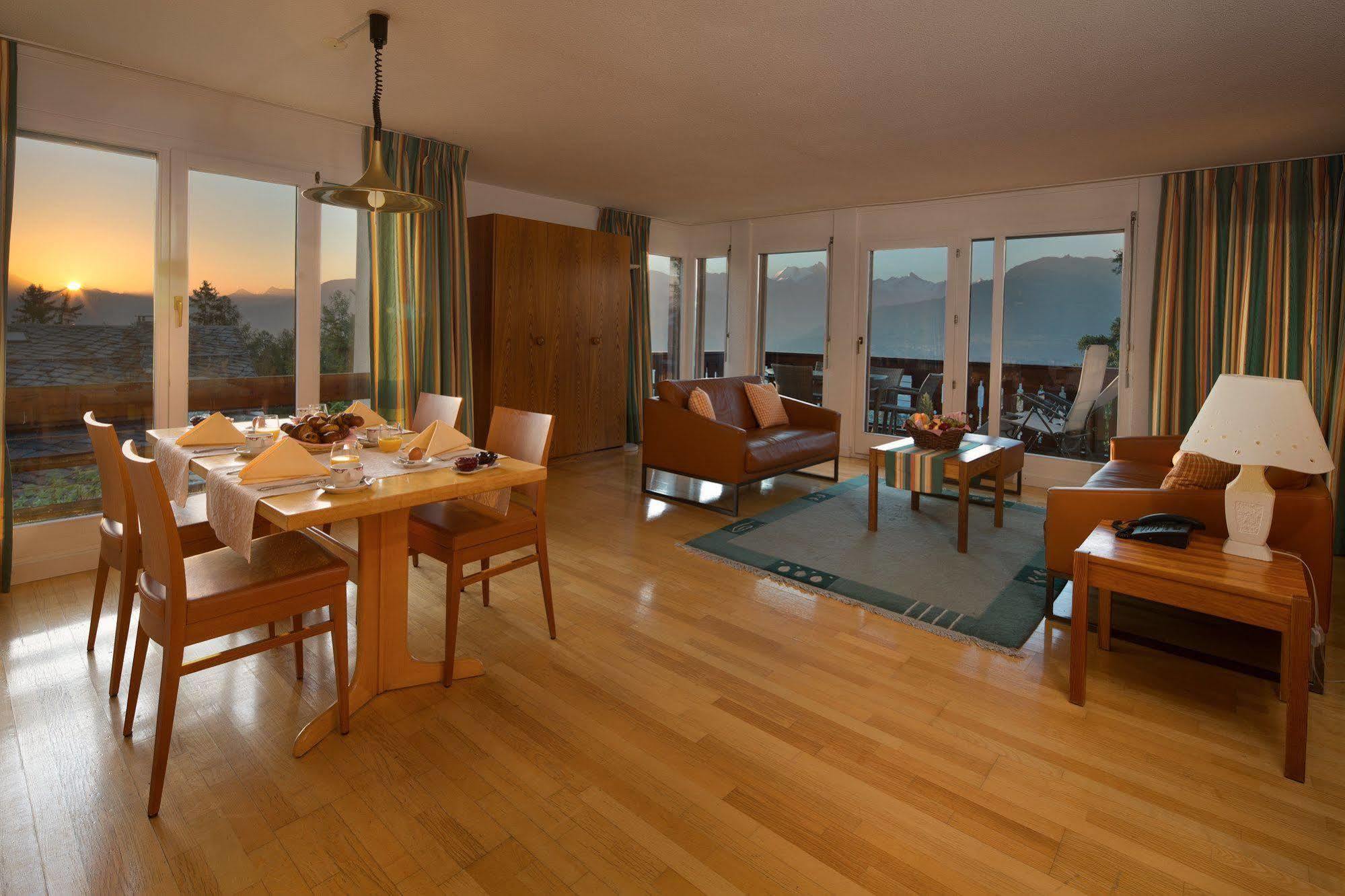 Aparthotel Helvetia Crans-Montana Buitenkant foto