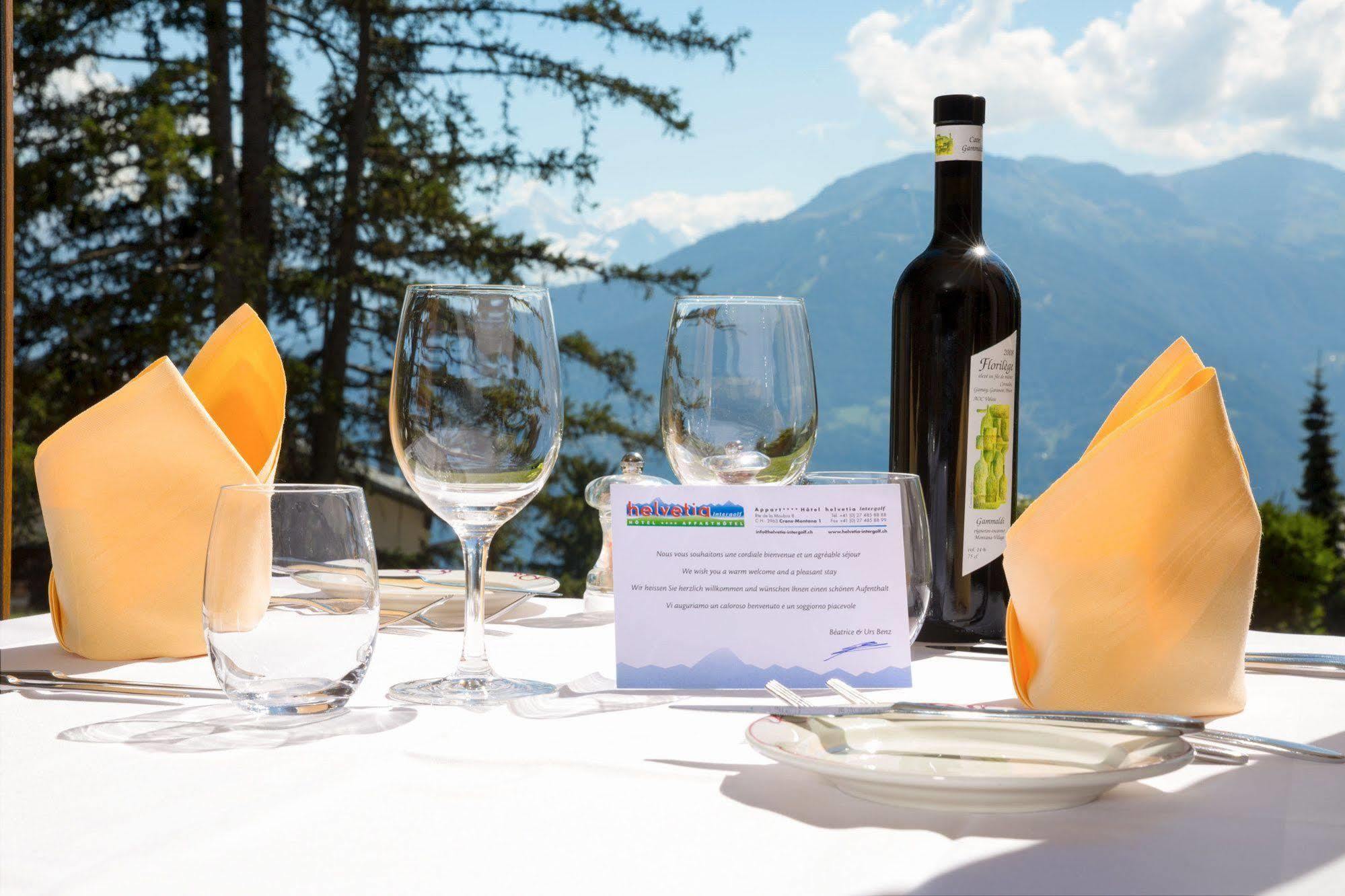 Aparthotel Helvetia Crans-Montana Buitenkant foto